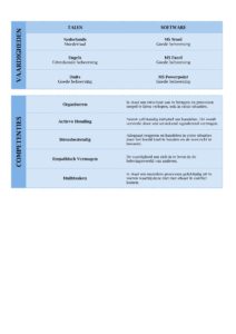 CV Voorbeeld Lancaster (Ocean World) 2/2, gratis cv maken met unieke curriculum vitae sjabloon, pagina 2
