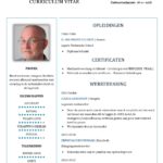 CV Voorbeeld Chesterfield (Blue Light) 1/2, originele cv maken voor sollicitatie, pagina 1