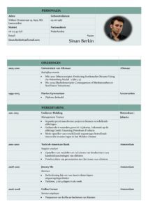 CV Voorbeeld Carlyle North Sea) 1/2, high potential curriculum vitae, cv investment banking, cv sales