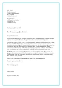 sollicitatiebrief heftruckchauffeur, motivatiebrief magazijnkracht met ervaring