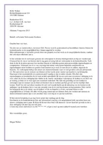 Sollicitatiebrief verkoopster, verkoper, sales