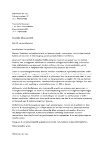 Sollicitatiebrief Hovenier