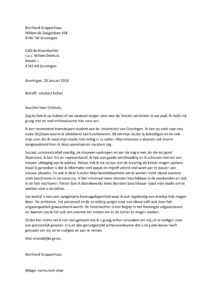 Sollicitatiebrief Kelner - Horeca