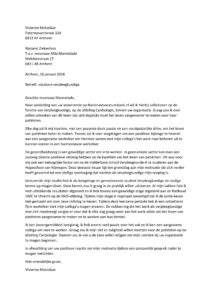 Sollicitatiebrief Verpleegkundige