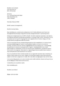 Sollicitatiebrief Verzorgende IG