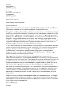 Sollicitatiebrief Assistent Begeleider Voorbeeld
