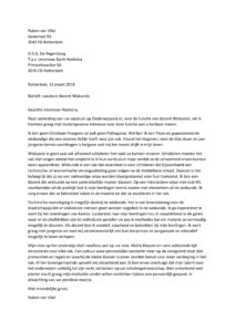 Sollicitatiebrief Docent Wiskunde Voorbeeld