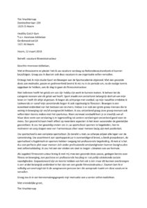 Sollicitatiebrief Fitnessinstructeur