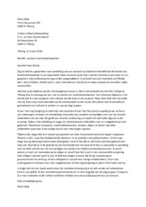 Sollicitatiebrief Machinebankwerker